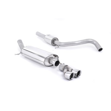 Audi A1 TFSI/VW Polo GTI 1.4 - Resonated (Quieter) Cat-Back Exhaust System with Polished Trims - Polished