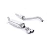 Audi A1 TFSI/VW Polo GTI 1.4 - Resonated (Quieter) Cat-Back Exhaust System with Polished Trims - Polished