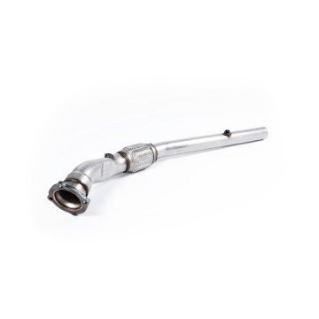 Large Bore Downpipe with Catalyst Delete (For Milltek Cat-Back) (Audi/Seat/Skoda/VW) - Milltek Cat-Back