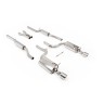 Audi A4 V6/S4 V8 B6 - Resonated (Quieter) Cat-Back Exhaust System with Polished Trim Assembly - Polished - GT