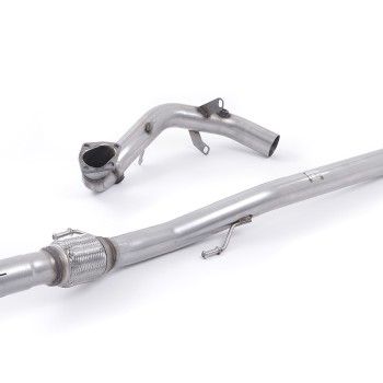 Large Bore Downpipe with Catalyst Delete (For Milltek Cat-Back) - A1/Polo GTI/Seat/Skoda 1.4 TFSI/TSI
