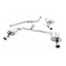 Audi A4 2.0 B8 (Tiptronic)/Audi A5 (Multitronic) S line - Cat-Back Exhaust with Dual-outlet Polished GT100 Trims - Polished - Dual