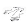Audi A4 1.8T B6 Quattro Avant (5-speed) - Non-Resonated (Louder) Cat-Back Exhaust System with 100mm Trims - 100 - Jet