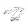 Audi A4 1.8T B7 Quattro - Non-Resonated (Louder) Cat-Back Exhaust System with 100mm Polished Trims