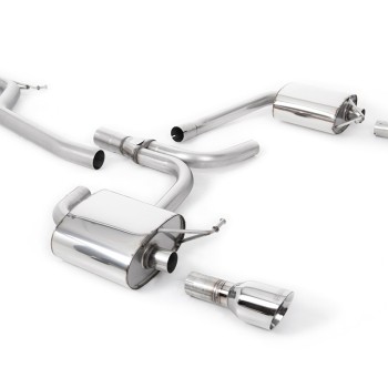 Audi A5 3.0 TDI - Cat-Back Exhaust System with Dual Outlet Polished Trims