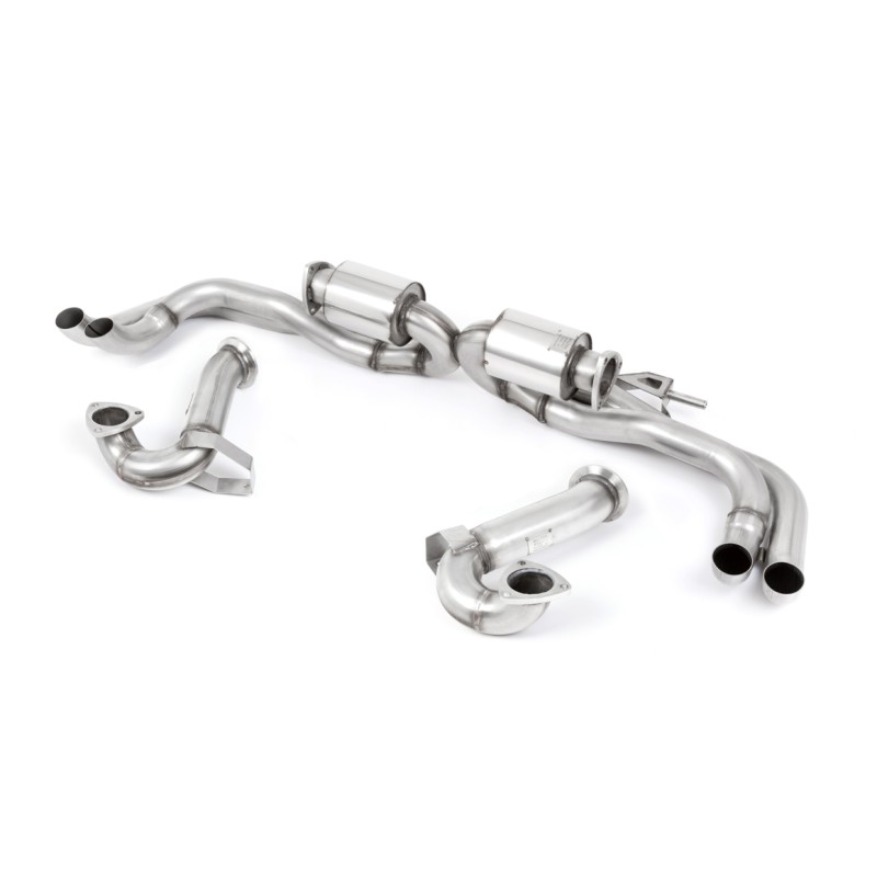 Audi R8 V10 5.2 (2009 - 2012) - Supercup Cat-Back Exhaust System - Uses OE Trims