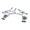 Audi S6 C7/S7 Sportback - Resonated (Quieter) Cat-Back Exhaust System with Polished Tips - Polished