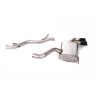 Audi S3 8P 3-door - Non-Resonated (Louder) Cat-Back Exhaust System with Ceramic Black Tips - Cerakote Black