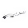 Audi S3 8P 3-door - Resonated (Quieter) Cat-Back Exhaust System with Ceramic Black Trims - Cerakote Black