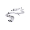 Audi A3 2.0 TDI MQB - Resonated (Quieter) Cat-Back Exhaust System with Polished Trims - Polished