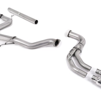 Audi A3 2.0 TDI MQB - Non-Resonated (Louder) Cat-Back Exhaust System with Polished Trims - Polished