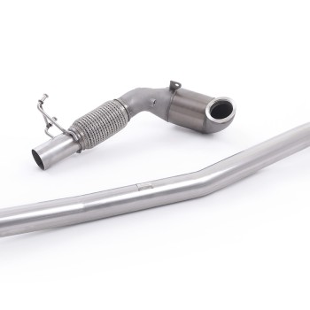 Large Bore Downpipe with Hi-Flow Sports Catalyst (For Milltek Cat-Back) (Audi/VW) - Milltek Cat-Back