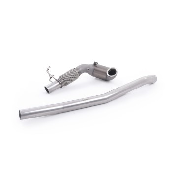 Large Bore Downpipe with Hi-Flow Sports Catalyst (For Milltek Cat-Back) (Audi/VW) - Milltek Cat-Back