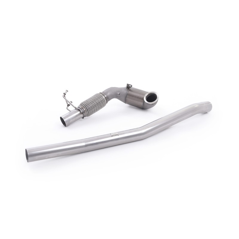 Large Bore Downpipe with Hi-Flow Sports Catalyst (For Milltek Cat-Back) (Audi/VW) - Milltek Cat-Back