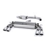 Audi S3 8V/8V.2 - Resonated (Quieter) Cat-Back Exhaust System with Quad Oval Polished Tips - Polished - Oval (Jet)