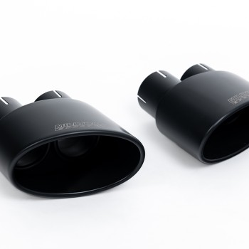 Audi S5 B8 Sportback - Valved and Resonated Cat-Back Exhaust System with Black Oval Trims
