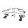 Audi S5 B8 Sportback - Valved and Resonated Cat-Back Exhaust System with Black Oval Trims