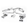 Audi S4 V6/S5 3.0 B8.5 - Valved & Resonated (Quieter) Cat-Back Exhaust System with Polished Trims - Polished