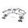 Audi S5 B8.5 Coupe/Cabriolet - Resonated (Quieter) Cat-Back Exhaust System with Polished Quad Outlet Trims - Polished