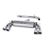 Audi S3 8V.2 Sportback - Non-Resonated (Louder) Cat-Back Exhaust System with Quad Round Polished Trims - Polished - GT