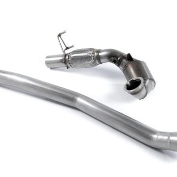 Large Bore Downpipe with Hi-Flow Sports Catalyst (For Milltek Cat-Back) (Audi/VW)