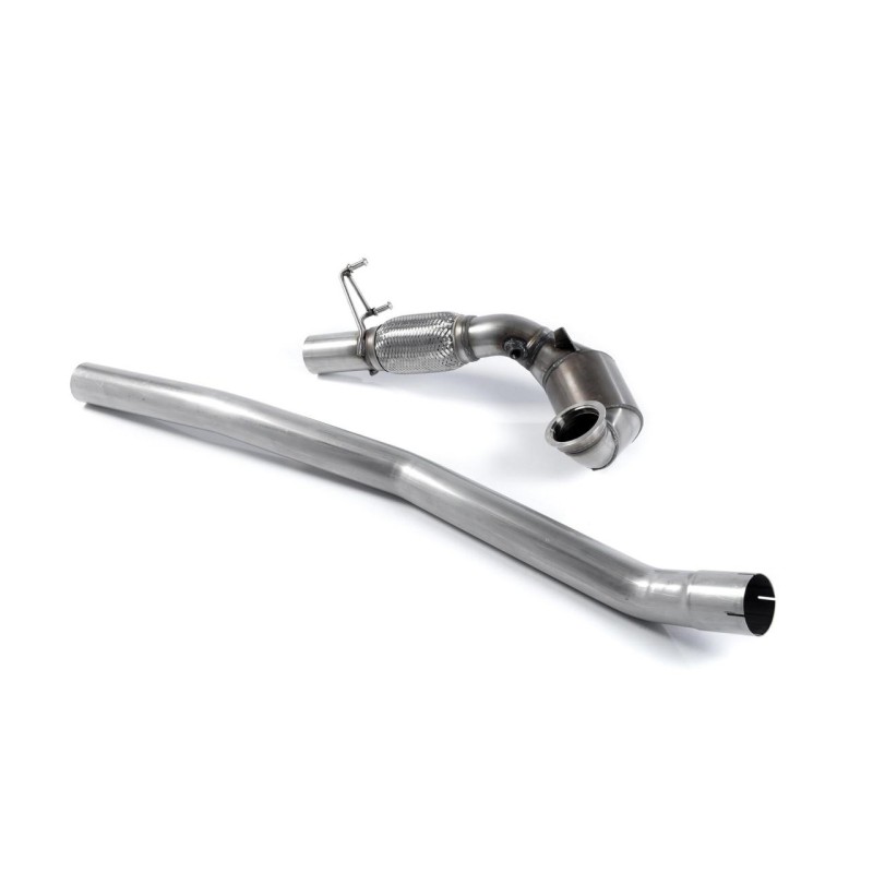 Large Bore Downpipe with Hi-Flow Sports Catalyst (For Milltek Cat-Back) (Audi/VW)