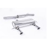 Audi TT MK1 225 Quattro - Resonated (Quieter) Cat-Back Race Exhaust System with Polished GT100 Trims (For the 225 Model Only) - Polished