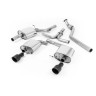 Audi A5 2.0 TFSI - Cat-Back Exhaust System with Cerakote Black Dual Outlet Trims - Cerakote Black