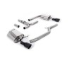Audi A5 3.0 TDI - Cat-Back Exhaust System with Dual Outlet Cerakote Black GT100 Trims - Cerakote Black