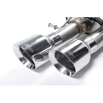 Audi S8 D4 Quattro - Resonated (Quieter) Cat-Back Exhaust System with Polished Trims - Polished