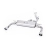 Audi A3 2.0 TFSI 8V (US only) - Non-Resonated (Louder) Cat-Back Exhaust System with Polished Trims - Polished