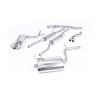 Audi A4 1.8T B6 Quattro - Resonated (Quieter) Cat-Back Exhaust System with 90mm GT90 Trims - 90 - GT
