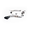 Audi A3 2.0 TDI MQB - Resonated (Quieter) Cat-Back Exhaust System with Cerakote Black Trims - Cerakote Black
