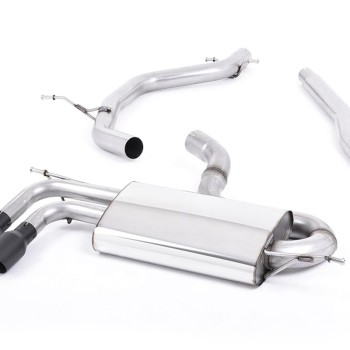 Audi A3/VW Golf GTD/Scirocco GT - TDI 2.0 170PS - DPF-Back Exhaust System with Cerakote Black Trims - Cerakote Black