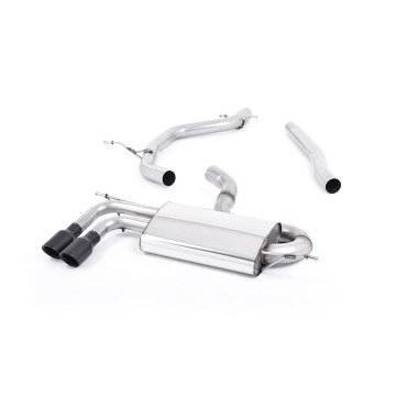 Audi A3/VW Golf GTD/Scirocco GT - TDI 2.0 170PS - DPF-Back Exhaust System with Cerakote Black Trims - Cerakote Black