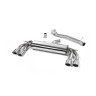 Audi TTS MK3 - Non-Resonated (Louder) Cat-Back Exhaust System with Polished Oval Tips - Polished