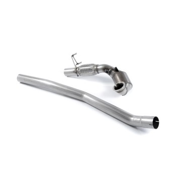 Audi TTS MK3 Non GPF models - Large Bore Downpipe with Hi-Flow Sports Catalyst (For Milltek Cat-Back) - Milltek Cat-Back