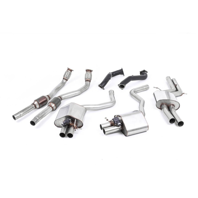 Audi RS6/RS7 C7 - Road+ Complete Exhaust System - Uses OE Tips