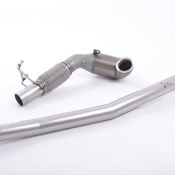 Audi TTS MK3 Non GPF models - Stainless Steel Cast Downpipe with Race Cat (For Milltek Cat-Back) - Milltek Cat-Back