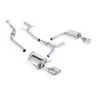 Audi A4 2.0 B8 S line (Tiptronic) - Non-Resonated (Louder) Cat-Back Exhaust System with Quad-outlet GT80 Trims - Polished - Quad