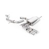 Audi A3 2.0T FSI - Non-Resonated (Louder) Cat-Back Exhaust System with Smaller Volume Rear Silencer and GT-80 Polished Trims