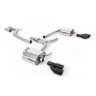 Audi A4 3.0 TDI B8/Audi A5 (Multitronic) - Cat-Back Exhaust System with Cerakote Black Quad Outlet Trims (requires S-Line Valance) - Cerakote Black