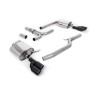 Audi A5 3.0 TDI - Cat-Back Exhaust System with Quad Outlet GT-80 Cerakote Black Trims - Cerakote Black