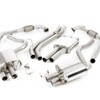 Audi S5 B9 Coupe/Cabriolet Non Sport Diff models - Resonated (Quieter) Cat-Back Exhaust System with Quad JET-100 Carbon Trims - Carbon Fibre - LHD