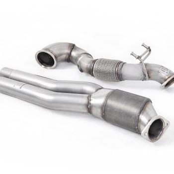 Large Bore Downpipe with Hi-Flow Sports Catalyst - For All Exhaust (Audi RS3 8V/8Y/TTRS MK3)