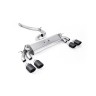 Non-Resonated (Louder) GPF/OPF-Back Exhaust System with Quad Round Carbon Trims