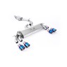 Audi S3 8V.2 - Resonated (Quieter) GPF/OPF-Back Exhaust System with Quad Round Burnt Titanium Tips - Burnt Titanium - GT