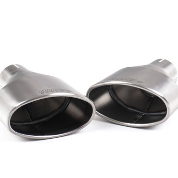 Audi RS3 8V Facelift - Non-Resonated (Louder) Cat-Back Exhaust System with Titanium Trims - Brushed Titanium