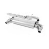 Audi RS3 8V Facelift - Non-Resonated (Louder) Cat-Back Exhaust System with Titanium Trims - Brushed Titanium