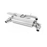 Audi RS3 8V Facelift - Resonated (Quieter) Cat-Back Exhaust System with Titanium Trims - Brushed Titanium